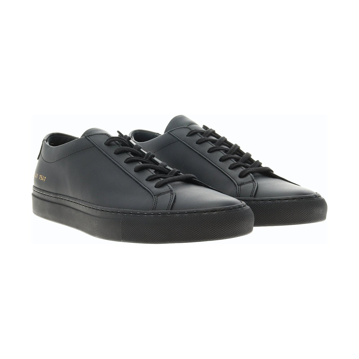Common Projects Original Achilles Low Black Leather 1528-7547