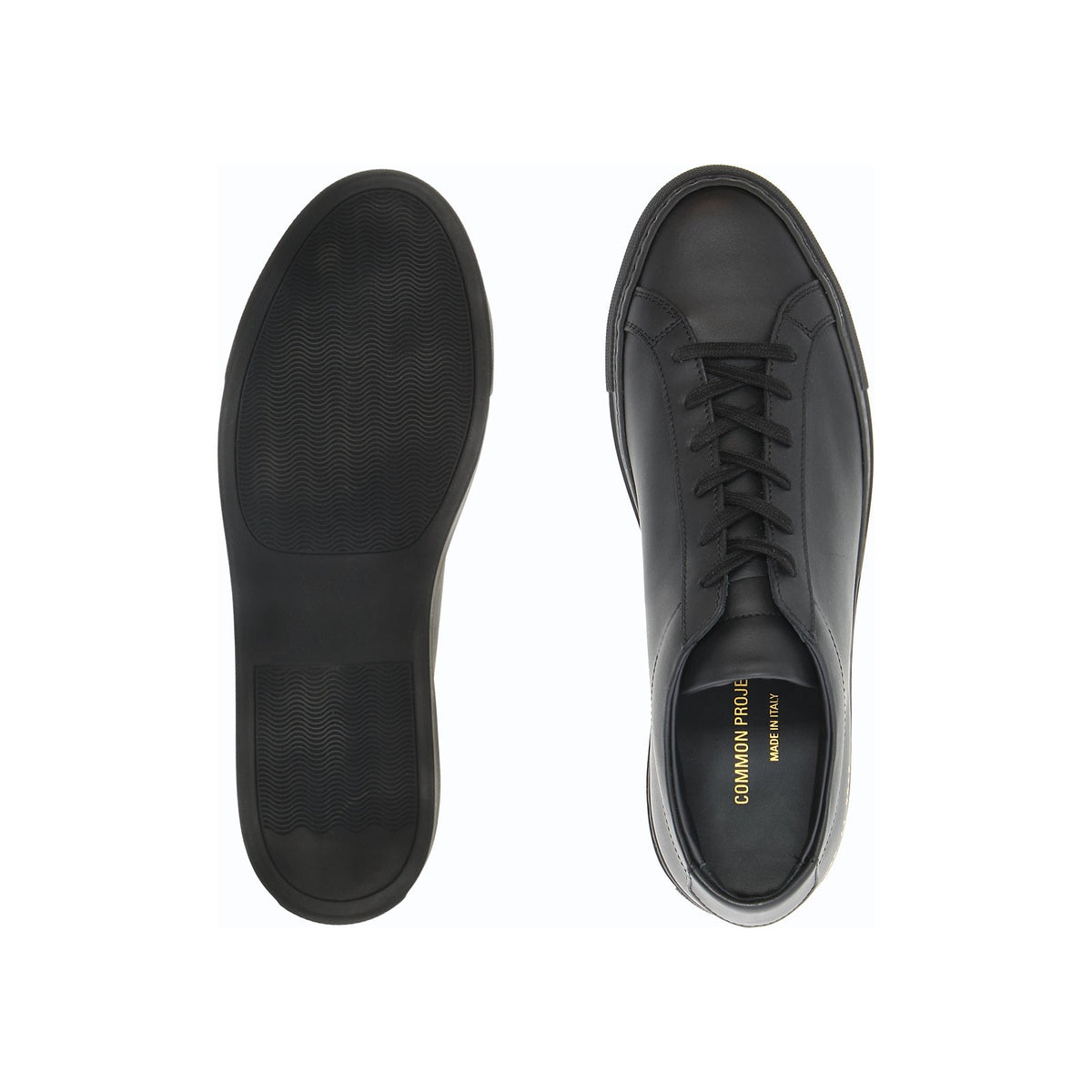 Common Projects Original Achilles Low Black Leather 1528-7547