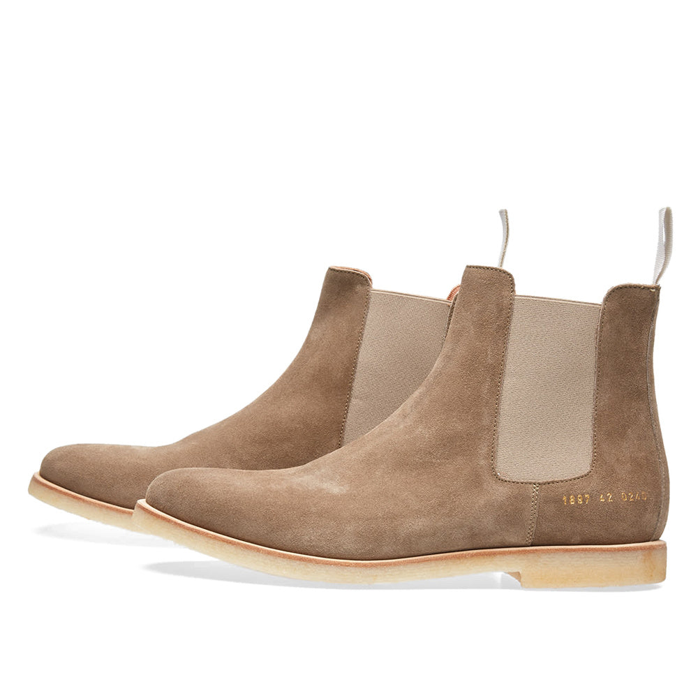 Common Projects Chelsea Boot Taupe Suede 1897-0240