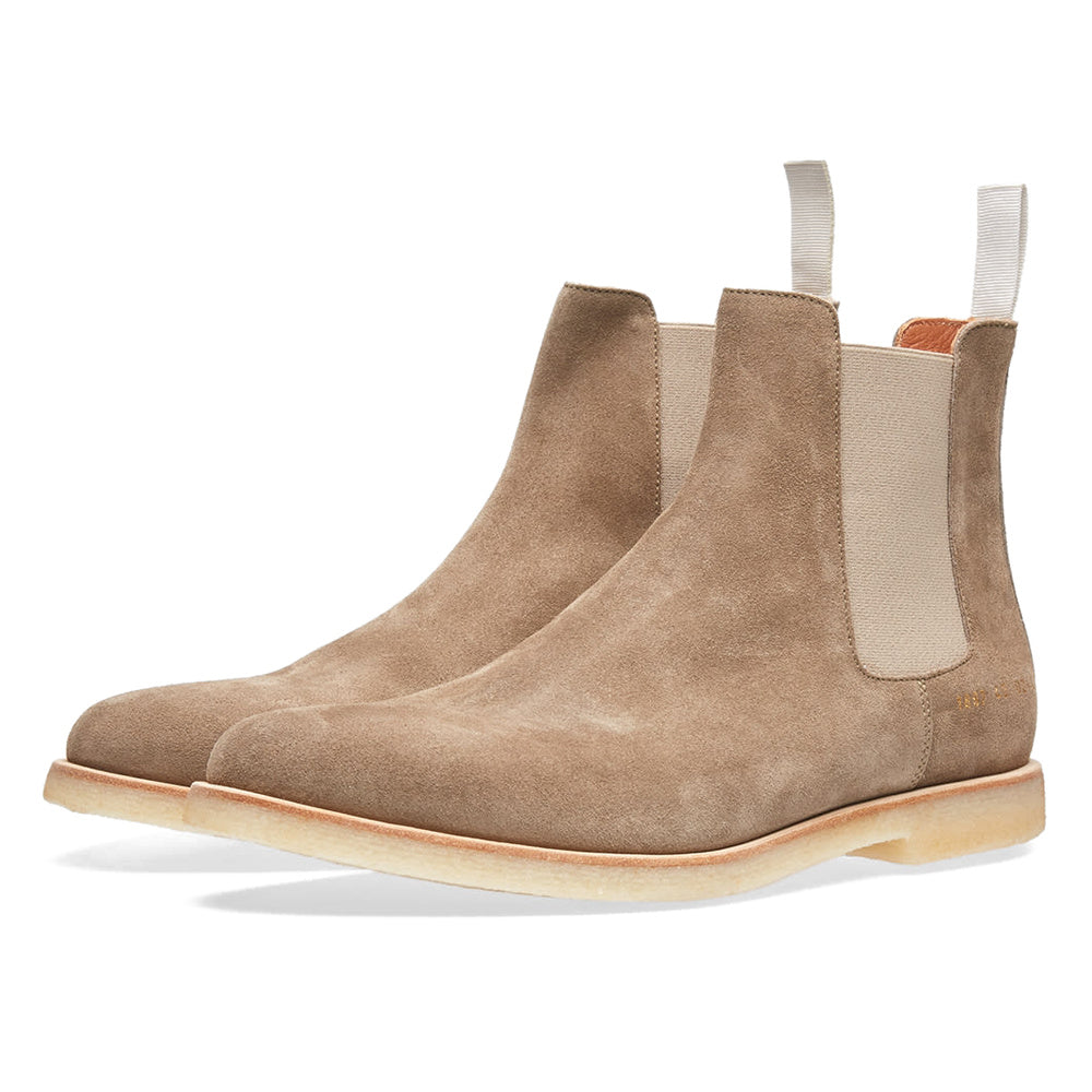 Common Projects Chelsea Boot Taupe Suede 1897-0240