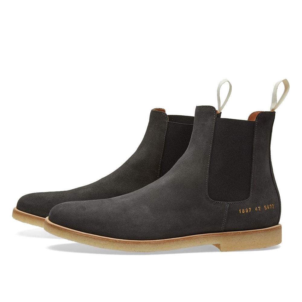 Common Projects Chelsea Boot Dark Grey Suede 1897-5472