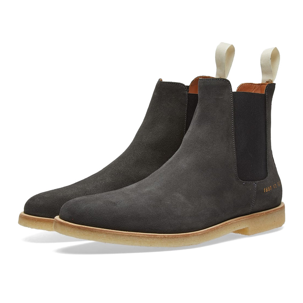 Common Projects Chelsea Boot Dark Grey Suede 1897-5472