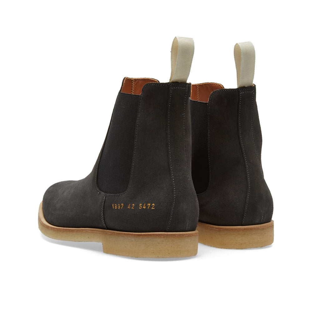 Common Projects Chelsea Boot Dark Grey Suede 1897-5472