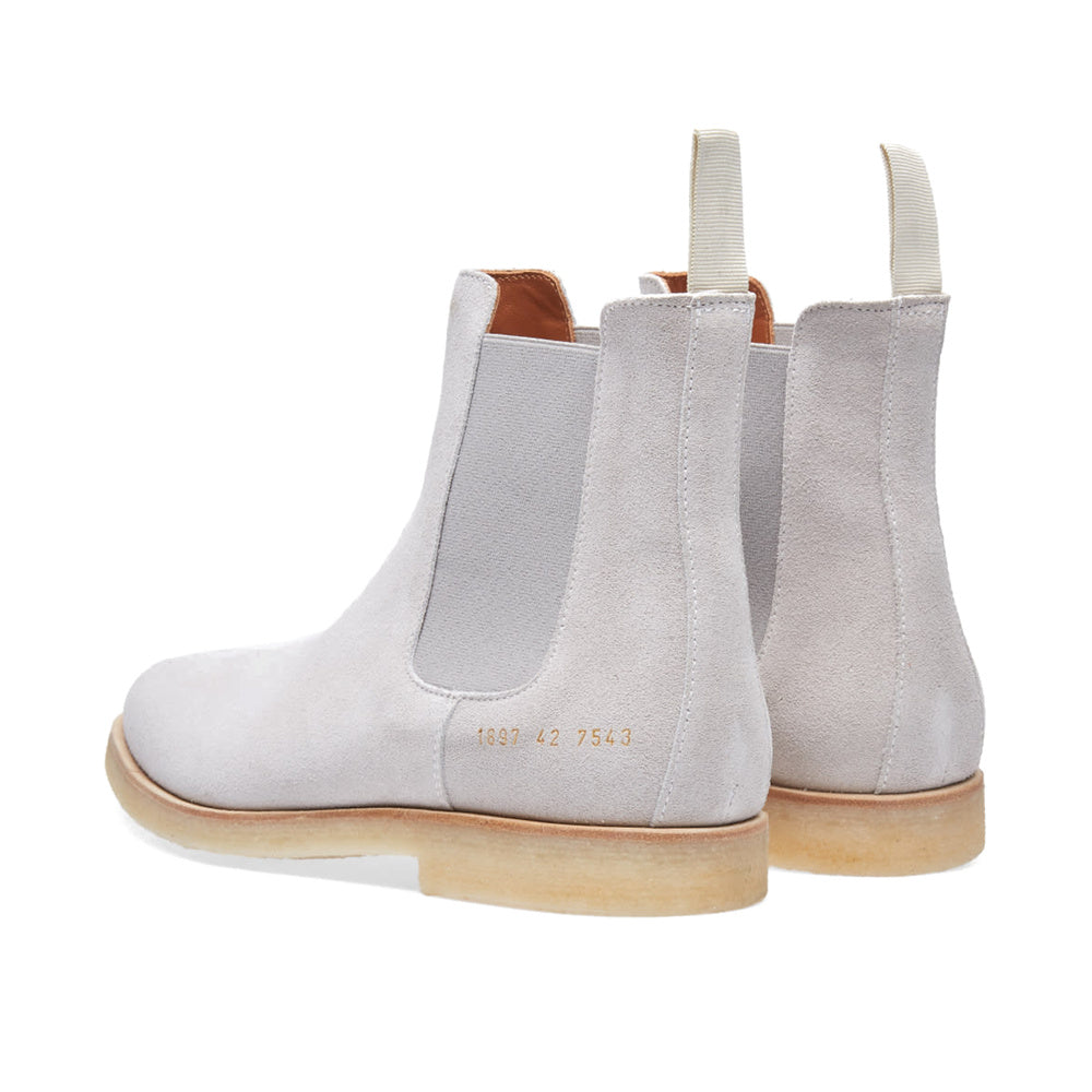 Common Projects Chelsea Boot Light Grey Suede 1897-7543