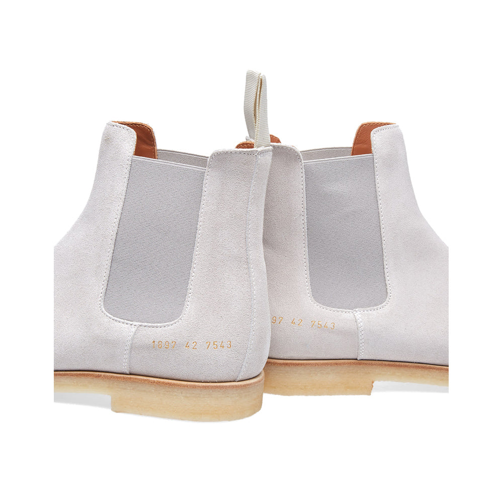 Common Projects Chelsea Boot Light Grey Suede 1897-7543