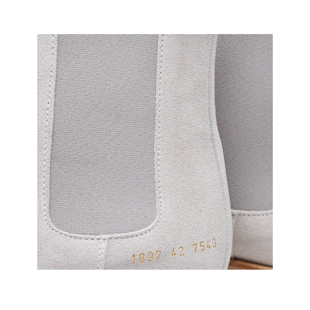 Common Projects Chelsea Boot Light Grey Suede 1897-7543