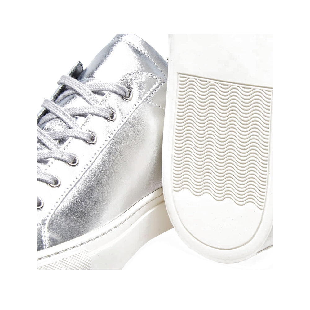 Common Projects Achilles Retro Low Silver & Black 2073-0547