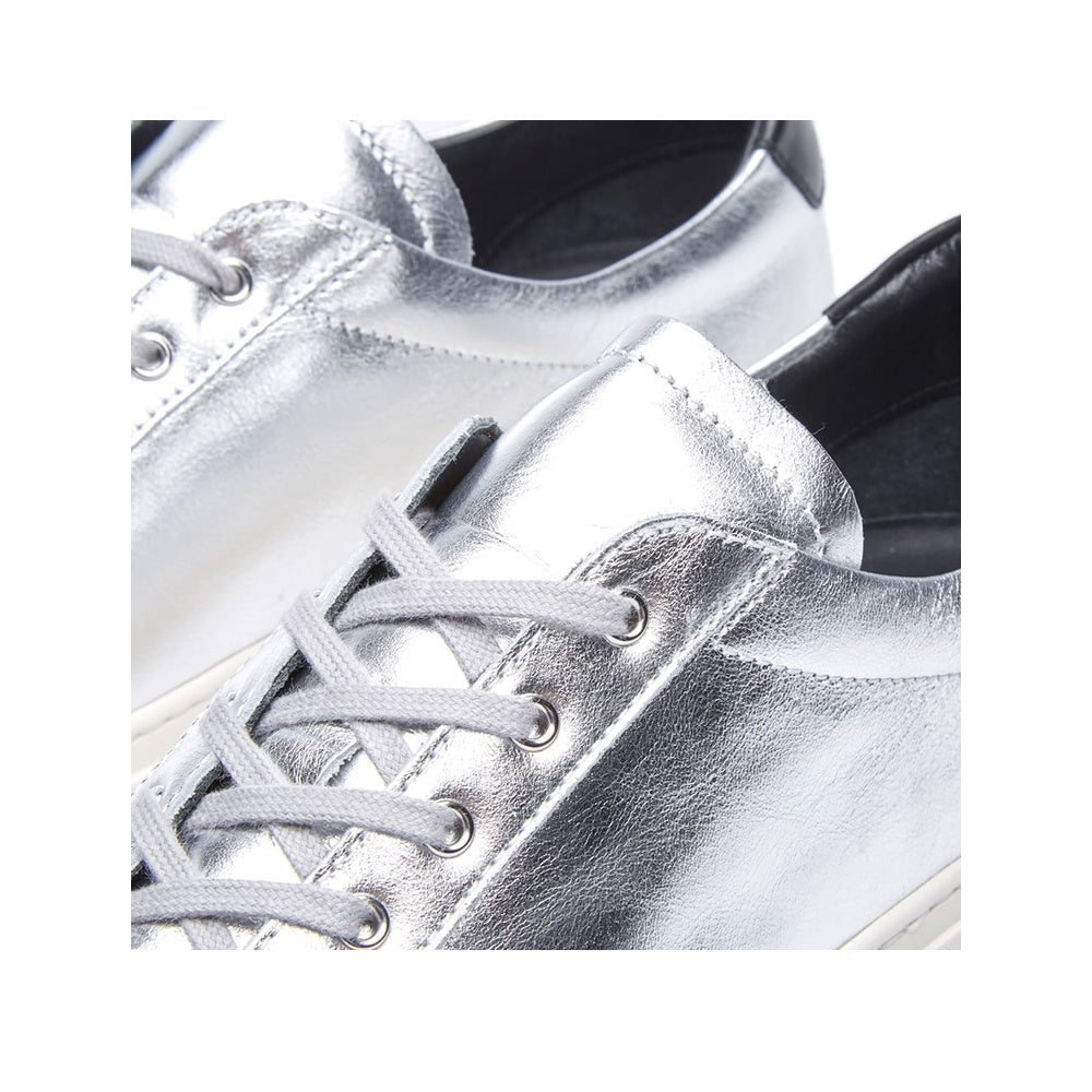 Common Projects Achilles Retro Low Silver & Black 2073-0547