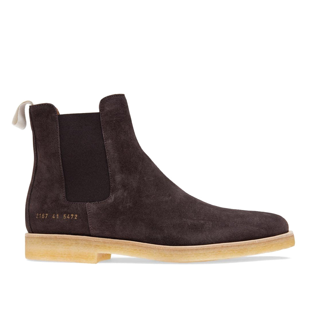 Common Projects Chelsea Boot Dark Brown Suede 2167-5472