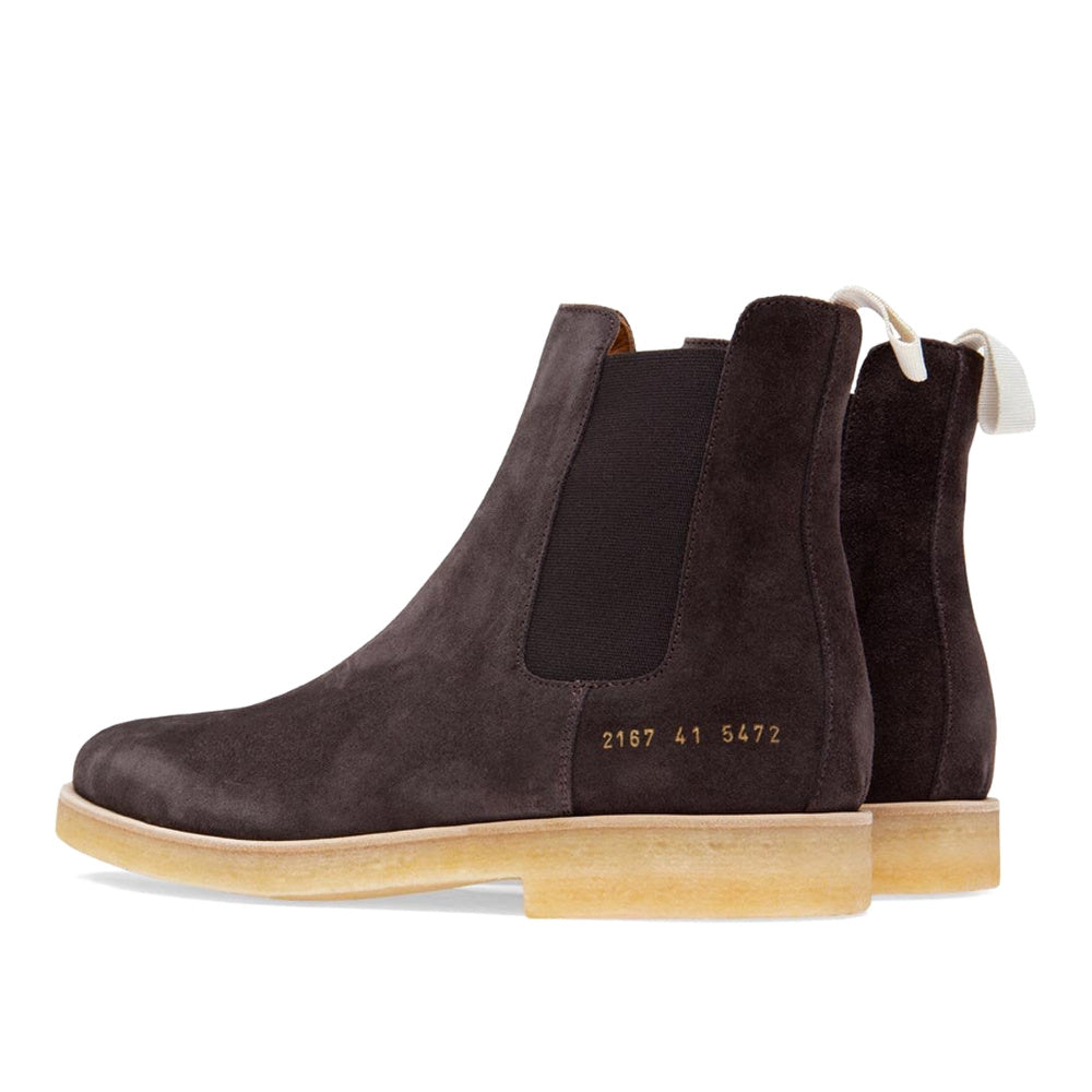 Common Projects Chelsea Boot Dark Brown Suede 2167-5472
