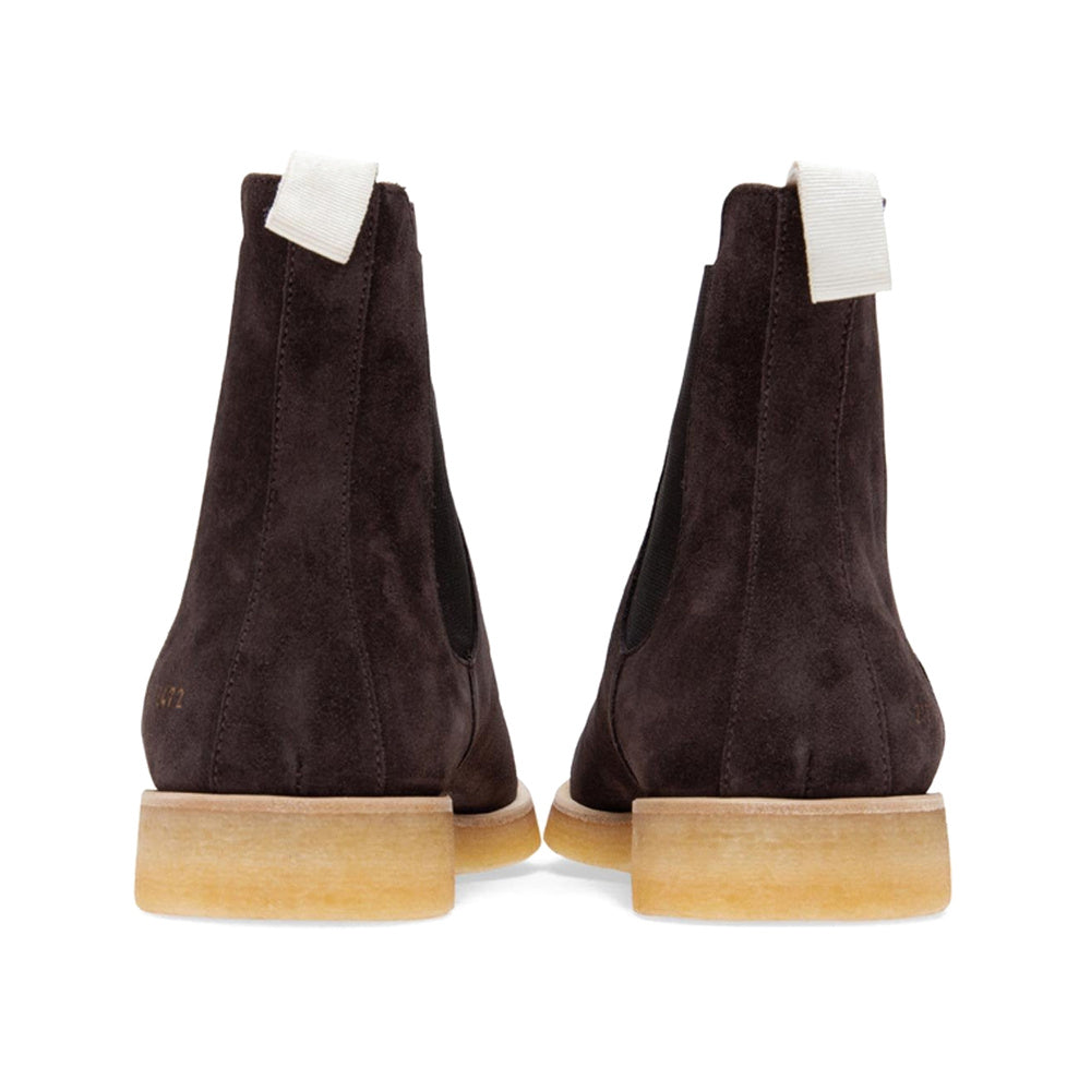 Common Projects Chelsea Boot Dark Brown Suede 2167-5472