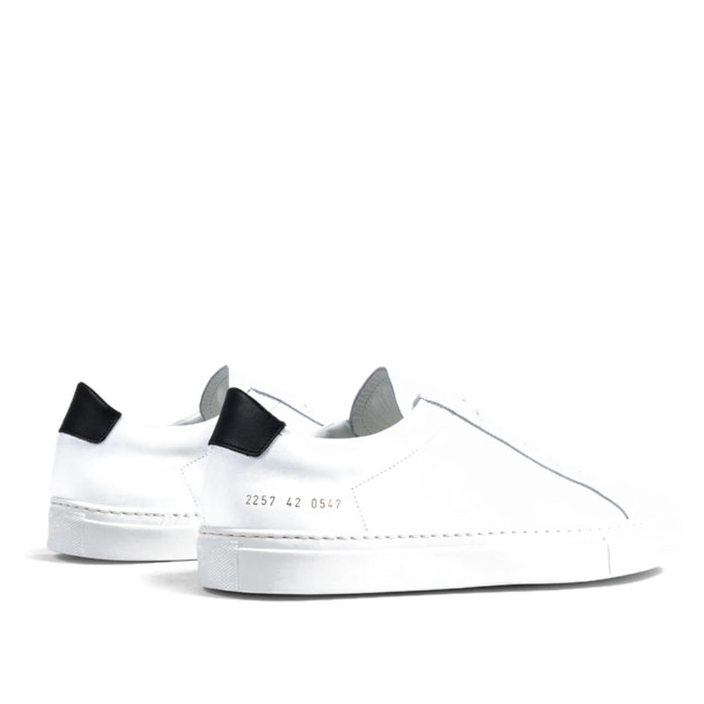 Common Projects Achilles Retro Low White & Black 2257-0547