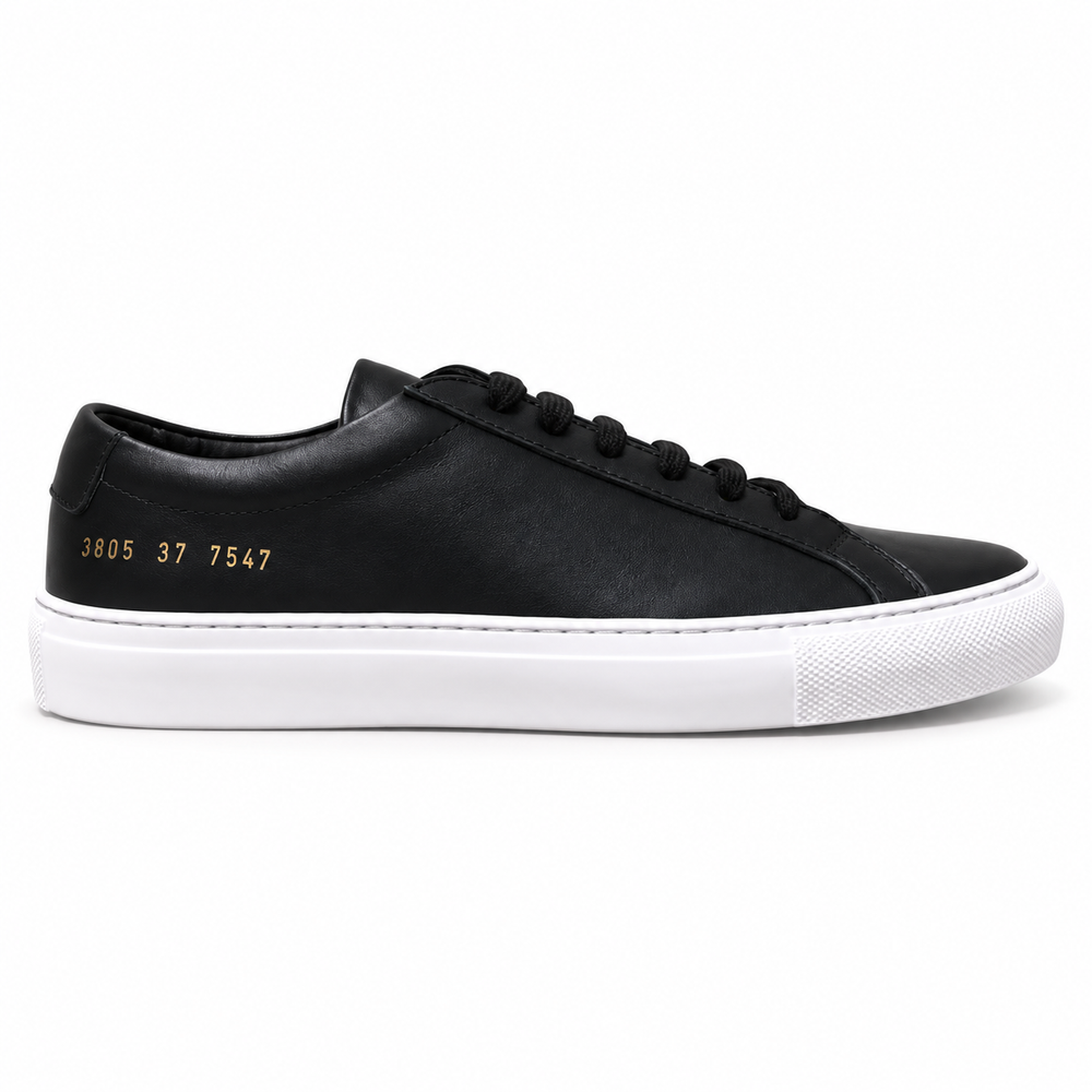 Woman by Common Projects Original Achilles Low Black & White 3805-7547